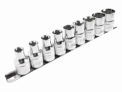 JTC-H409E Набор головок торцевых 1/2 TORX Е10-Е24 9 предметов